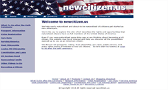 Desktop Screenshot of newcitizen.us